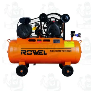 ROWEL รุ่น BV2051-65 ปั๊มลมสายพาน 2แรง ถัง 65ลิตร แรงดันลม 8 บาร์ แข็งแรง ทนทาน ใช้งานช่างได้อย่างอเนกประสงค์ 2