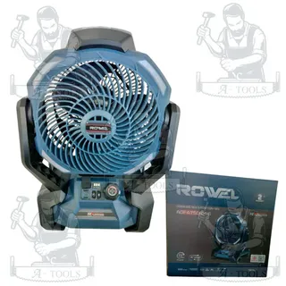 ROWEL รุ่น ADFA750RX-S พัดลมไร้สาย 20V RX series พร้อมแบตเตอรี่ 2.0Ahx1 และ แท่นชาร์จ รับประกัน 2 ปี สินค้า 6