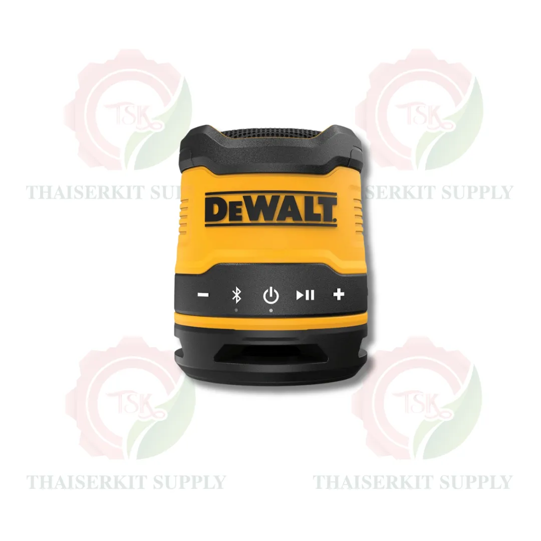 + + DEWALT ลำโพงบลูทูธ ไร้สาย รุ่น DCR009-XJ ลำโพง พกพา DCR009 Compact USB-C 3