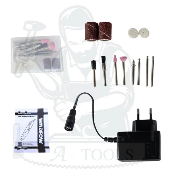 WADFOW เครื่องเจียรแม่พิมพ์ รุ่น WRY16180 พร้อมอุปกรณ์เสริม 12ชิ้น 2