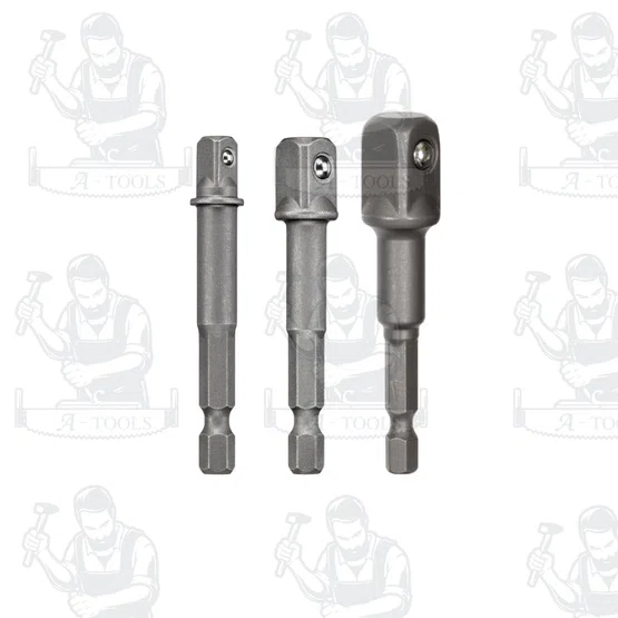 DEWALT รุ่น DWAADPTMI3 ก้านต่อลูกบ๊อกซ์ 1/4",3/8",1/2" ออกแบบมาเพื่อรองรับซ็อกเก็ตขนาด1/4", 3/8" และ 1/2" สินค้าพร้อมส่ง 3
