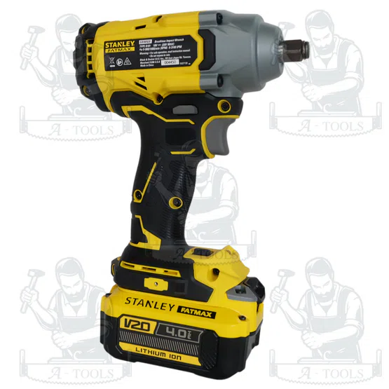 STANLEY บล็อกกระแทกไร้สาย 20V รุ่น SBW920M2K-B1 (แบต 4.0AHx2+กล่อง) มอเตอร์ไร้แปรงถ่าน รับประกัน 2 ปี ของแท้ 100% 3