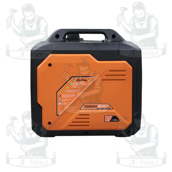 POLO รุ่น P3150IS เครื่องปั่นไฟ Inverter กำลังไฟสูงสุด 2.8 กิโลวัตต์ สตาร์ทมือ เสียงเงียบ สินค้าพร้อมส่ง 2