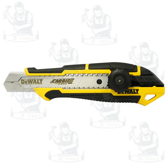 DEWALT มีดคัตเตอร์ SNAP-OFF ขนาด 18 มม. รุ่น DWHT10332-0-30 ใบมีดทำจาก Carbide คม ตัดง่าย ของแท้ พร้อมส่ง 2