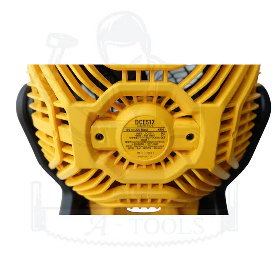 + + DEWALT พัดลม ไร้สาย 20V รุ่น DCE512N-KR มีตะขอแขวน ปรับก้มเงยได้180องศา DCE512 5