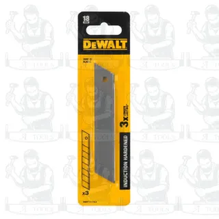 DEWALT ใบมีดคัตเตอร์ 18 มม. Hardened รุ่น DWHT11719-0 ใช้งานร่วมกับคัตเตอร์ขนาด 18 มม. ได้ทั่วไป ของแท้ 3