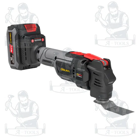 OSUKA เครื่องตัด-ขัด-เชาะอเนกประสงค์ไร้สาย 20V. รุ่น OCMT791-M1 (แบต 4Ah. X 1 + แท่นชาร์จ) สินค้า 5