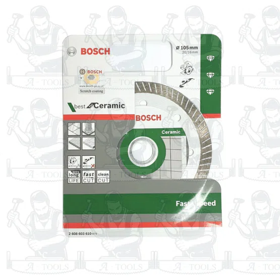 BOSCH ใบเพชรเทอร์โบตัดกระเบื้องเซรามิค 4" (สำหรับตัดกระเบื้อง) สินค้าคุณภาพ 3