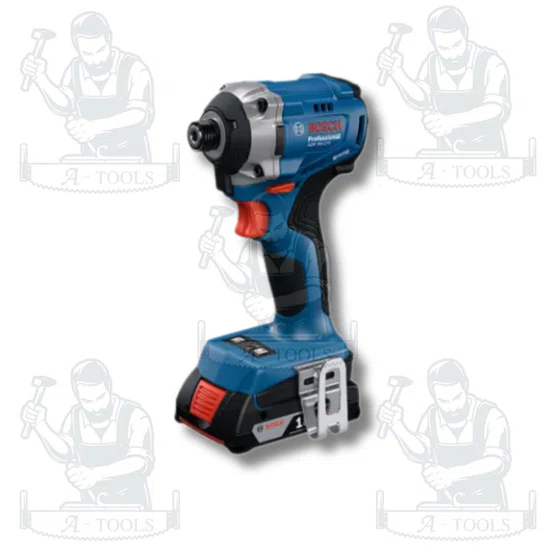 BOSCH รุ่น GDR 18V-215 ไขควงกระแทกไร้สาย 18V แรงบิด 215 นิวตันเมตร พร้อมแบต GBA 18V 2Ah x2 +แท่นชาร์จ (0.601.9N2.0K2) 3