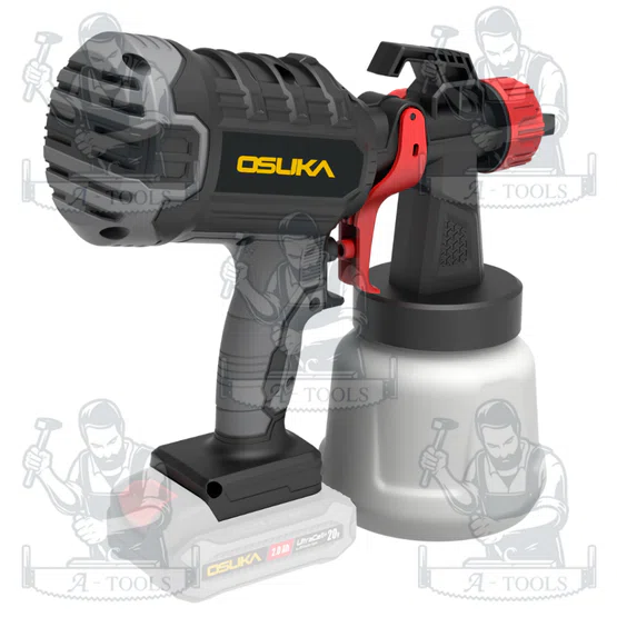 OSUKA กาพ่นสีไร้สาย 20V รุ่น OCSG776-N (ตัวเปล่า) พ่นสีง่าย ได้สีเรียบ 3