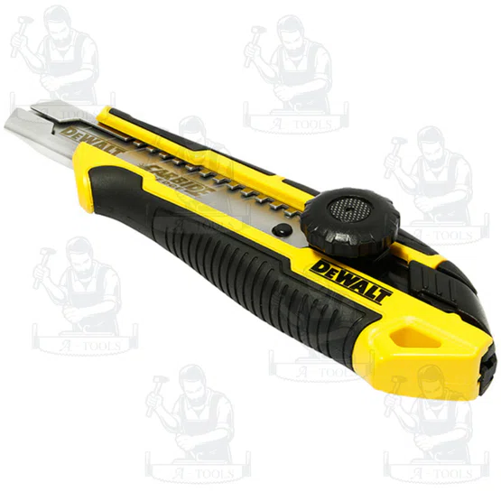 DEWALT มีดคัตเตอร์ SNAP-OFF ขนาด 18 มม. รุ่น DWHT10332-0-30 ใบมีดทำจาก Carbide คม ตัดง่าย ของแท้ พร้อมส่ง 5