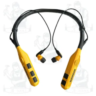 DEWALT หูฟังบลูทูธแบบคล้องคอ รุ่น DXMA1902093E Jobsite Pro Max Nekband Earphones ของแท้ 100% พร้อมส่ง 2