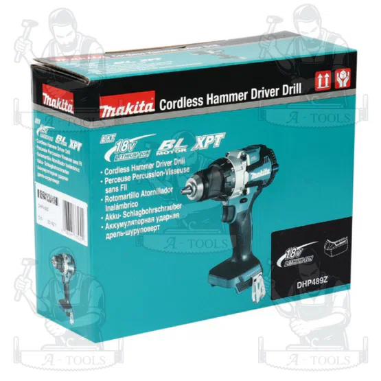 MAKITA   สว่านกระแทกไร้สาย 18V รุ่น DHP489Z (ตัวเปล่า) ของแท้ พร้อมส่ง รับประกันจากศูนย์ 6