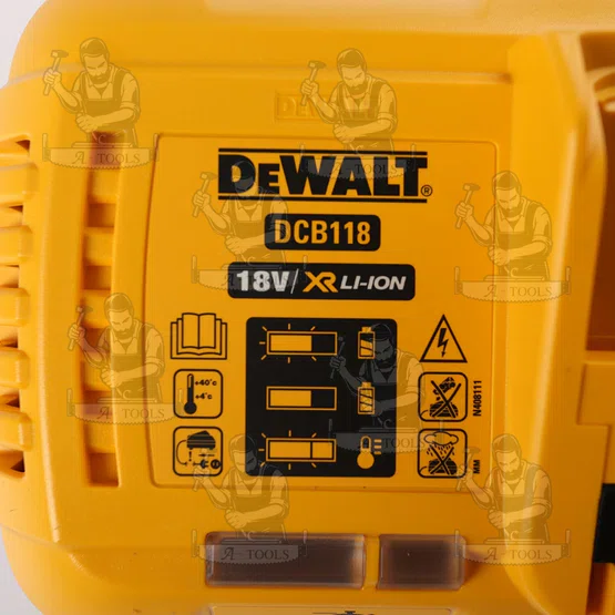 + + DEWALT แท่นชาร์จแบตเตอรี่ แบบชาร์จเร็ว รุ่น DCB118-KR 10.8-60V 6.0AH DCB118 5