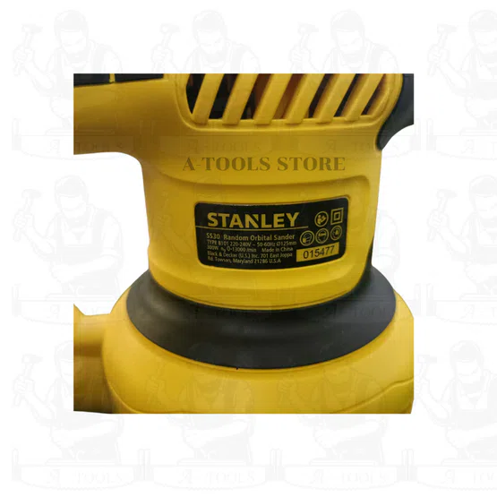 STANLEY เครื่องขัดกระดาษทราย แบบกลม 5นิ้ว รุ่น SS30-B1 กำลังไฟ 300วัตต์ รับประกัน2ปี 3