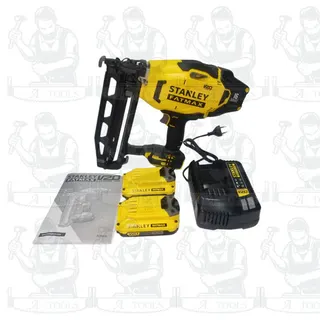 STANLEY เครื่องยิงตะปู ไร้สาย 20V รุ่น SCN616D2K-B1 (แบต 2.0AH x2+กล่อง) รับประกัน 2ปี SCN616 **ส่งเร็ว ของแท้100%** 4