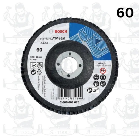 BOSCH จานทรายซ้อน หลังแข็ง รุ่น P36-P40-P60-P80-P100-P120 ทนทาน ไม่หลุดง่าย ให้งานของคุณสวยดูดีมากยิ่งขึ้น ของแท้ พร้อม 4