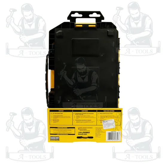 DEWALT ชุดลูกบ๊อกซ์ 23 ชิ้น 1/2" รุ่น DWMT74739 แข็งแรง ทนทานต่อการใช้งาน ของแท้ 100% พร้อมส่ง 5