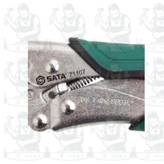 SATA คีมล็อคปากโค้ง 10 นิ้ว รุ่น 71107 แข็งแรง ไม่เป็นสนิม ของแท้ 5