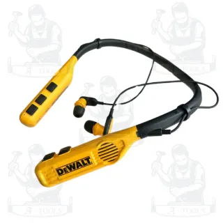 DEWALT หูฟังบลูทูธแบบคล้องคอ รุ่น DXMA1902093E Jobsite Pro Max Nekband Earphones ของแท้ 100% พร้อมส่ง 3