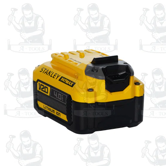 STANLEY แบตเตอรี่ 20V Max 4.0Ah รุ่น SB204-B1 แบตเตอรี่คุณภาพสูง สำหรับเครื่องมือไร้สาย 20V Max Stanley Fatmax V20 4