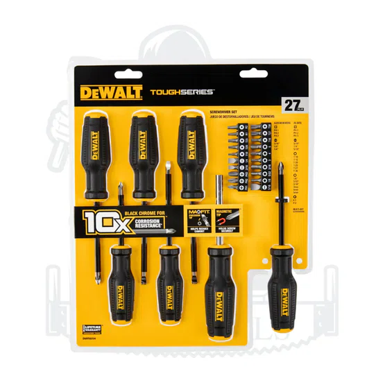 DEWALT ชุดไขควง MAXFIT 27 ชิ้น/ชุด รุ่น DWHT65104 แกนทำจากBlack Chrome **ส่งเร็ว ของแท้100%** 4