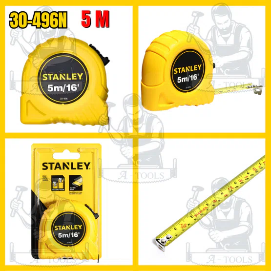 STANLEY ตลับเมตร GLOBAL TAPE ความยาว 3M / 5M / 8M สินค้า 3