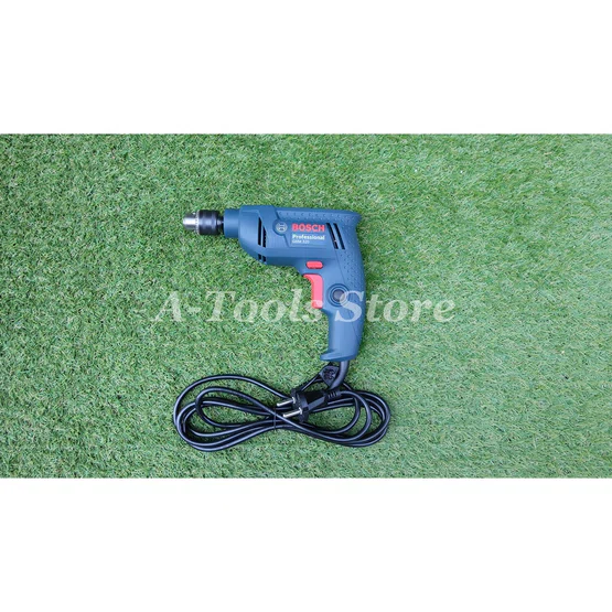 BOSCH สว่านไฟฟ้า บ๊อซ รุ่น GBM320 2หุน 1/4" ปรับ ซ้าย-ขวาได้ 320W เจาะไม้ เหล็ก สว่าน บอซ GBM 320 2