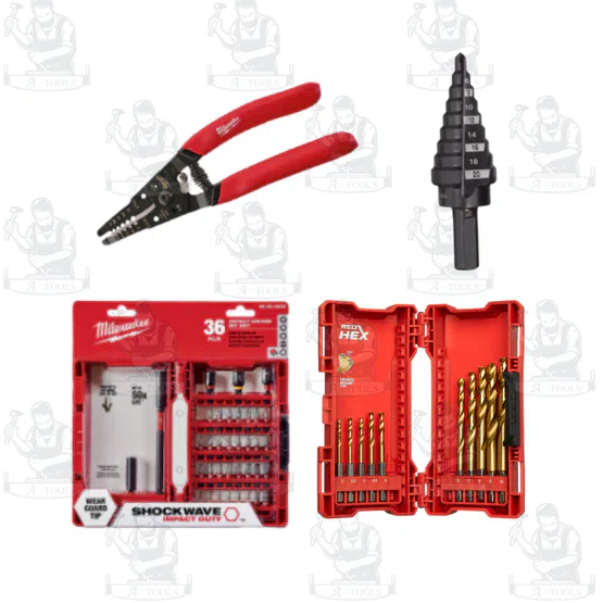 + + Milwaukee ชุดคอมโบสำหรับช่างไฟ 18V รุ่น M18 FPP2AC3-502LR รับประกัน1ปี 6