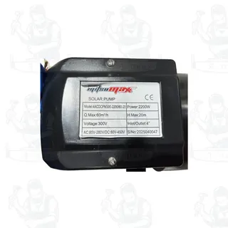 MITSUMAX รุ่น 4ACDCPM300-2200/60-20 ปั๊มหอยโข่ง AC/DC 4" ทำงาน 2 ระบบ สินค้าพร้อมส่ง ของแท้ 100% 5