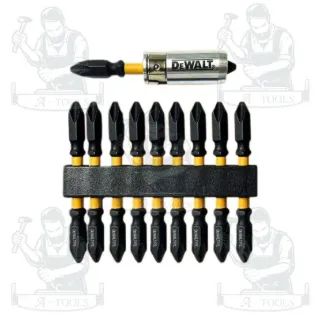 DEWALT ดอกไขควง2ด้าน PH2 FLEXTORQ 65มม. 10ชิ้น รุ่น DWA2SD65 พร้อมปลอกแม่เหล็ก ของแท้ 100% พร้อมส่ง 6