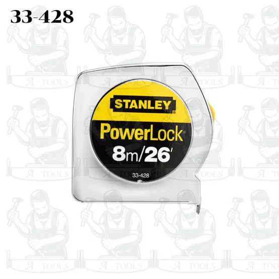 STANLEY ตลับเมตร POWERLOCK 3M รุ่น 33-231 3m. / 33-158 5m. / 33-428 8m. ของแท้ 4