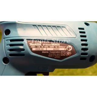MAKITA สว่าน ไฟฟ้า มากีต้า รุ่น M0600B 3/8" 10mm. 350W ปรับซ้าย-ขวา สว่าน3หุน (แทน MT60 ) M0600 **ส่งเร็ว ของเเท้100%** 6