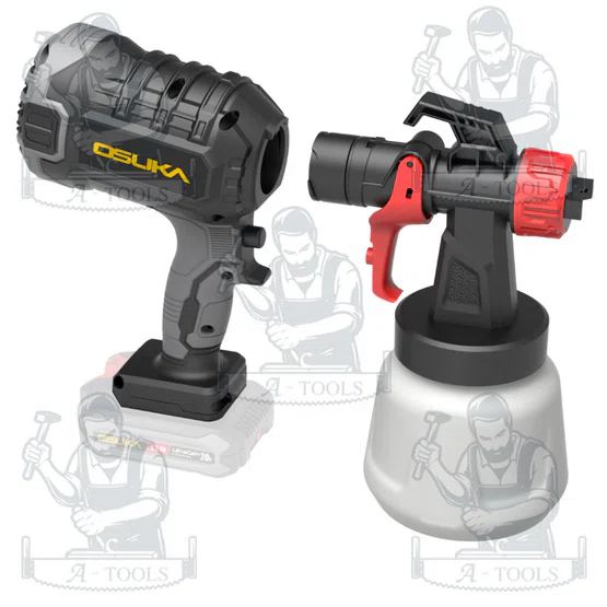 OSUKA กาพ่นสีไร้สาย 20V รุ่น OCSG776-N (ตัวเปล่า) พ่นสีง่าย ได้สีเรียบ 5