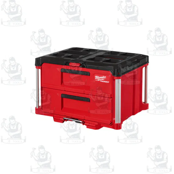 Milwaukee ชุด MOBILE PACKOUT SET กล่องเก็บเครื่องมือช่าง+กล่องลิ้นชัก+ฐานแบบล้อเลื่อน 2