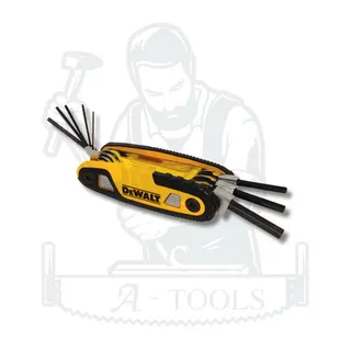 DEWALT ชุดประแจหกเหลี่ยม 8ตัว รุ่น DWHT0-70263 (2-10 มม.) พกพาสะดวก **ส่งเร็ว ของแท้100%** 4