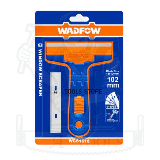 WADFOW มีดขูดกระจก รุ่น WGS1618 ขนาด102mm 1+3 Pcs 5