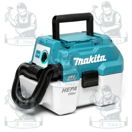 MAKITA รุ่น DVC750LZX1 เครื่องดูดฝุ่น-เป่าไร้สาย18V ถังเก็บฝุ่น 7.5 ลิตร ถังเก็บน้ำ 4.5 L มอเตอร์ไร้แปรงถ่าน (ตัวเปล่า) 3