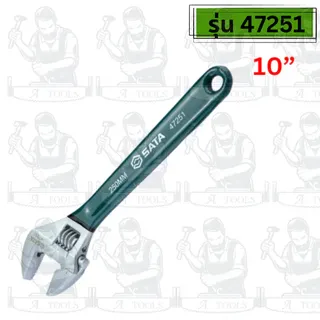 SATA ประแจเลื่อน รุ่น 47249/47250/47251 ขนาด 6/8/10 นิ้ว แบบขากรรไกรหกเหลี่ยมช่วยลดการลื่นไถล ของแท้ 4