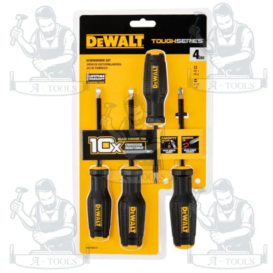 DEWALT ชุดไขควง MAXFIT (4ชิ้น/ชุด) รุ่น DWHT65101 ทนทาน ไม่เป็นสนิม **ส่งเร็ว ของแท้100%** 4