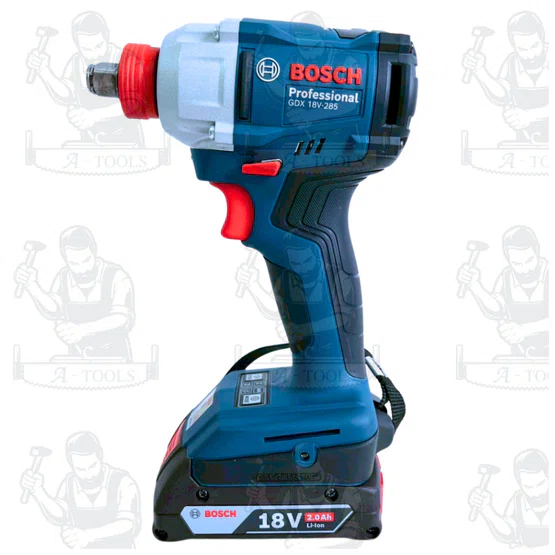 BOSCH ชุดบล็อกควงกระแทกไร้สาย 18V รุ่น GDX 18V-285 (แบตGBA 18V 2.0Ah x2 +แท่นชาร์จ) [0.601.9N2.1K2] ของแท้ 2