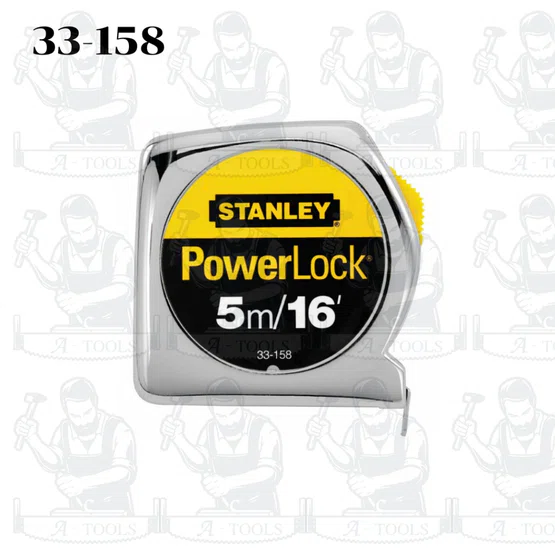 STANLEY ตลับเมตร POWERLOCK 3M รุ่น 33-231 3m. / 33-158 5m. / 33-428 8m. ของแท้ 3