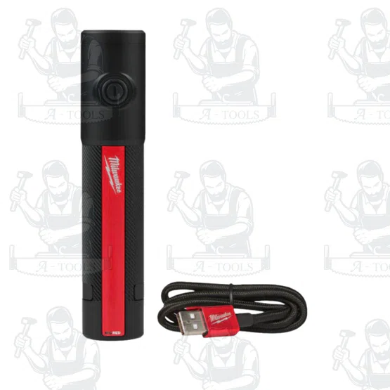 Milwaukee - ไฟฉายพกพา 500 Lumens รุ่น IR FL500-0 คลิปย้อนกลับ/ถอดได้สำหรับไฟล์แนบที่ปรับให้เหมาะสม สินค้า 2