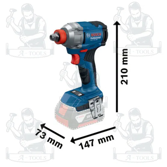 BOSCH รุ่น GDX 18V-285 ไขควงกระแทกไร้สาย 18V (ตัวเปล่า) [0.601.9N2.1L0] สะดวกสบาย ใช้งานง่าย ของแท้ สินค้า 3