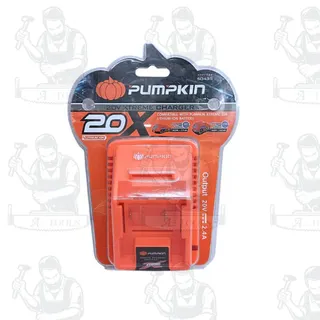 PUMPKIN แท่นชาร์จแบตเตอรี่ XTREME X20V-C24 50435 และแบตเตอรี่ลิเธียมไอออน 2.0Ah.X20V-B2/50396 - 4.0Ah.X20V-B4/50397 6