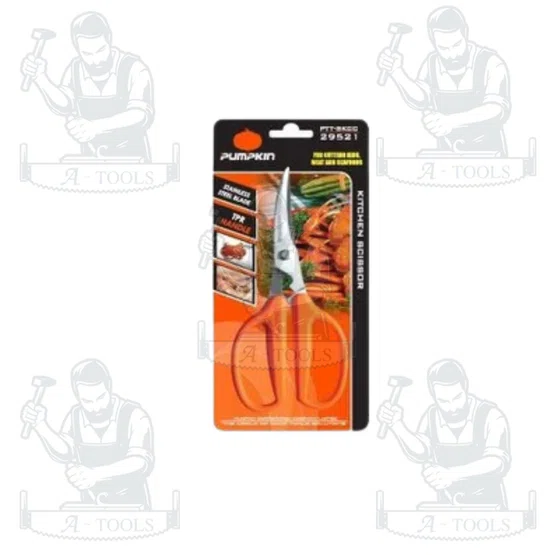 PUMPKIN กรรไกรตัดอเนกประสงค์ รุ่น 29521(PTT-SKCC) ใช้ในครัวได้ดี ผลิตจากสแตนเลส (Stainless Steel) แข็งแรง ทนทาน พร้อมส่ง 5
