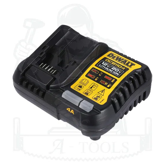 + + DEWALT แท่นชาร์จ รุ่น DCB1104-B1 12-20 โวลต์ Max 4 แอมป์ DCB1104 4