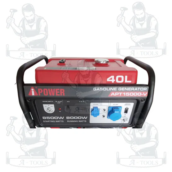 I-POWER APT15000-V-ATS เครื่องปั่นไฟเบนซิน + กล่อง ATS 8.5 kW.220V. 18.0 HP.(กำลังไฟแนะนำ 8.0 kW.| สตาร์ทไฟฟ้า) 3
