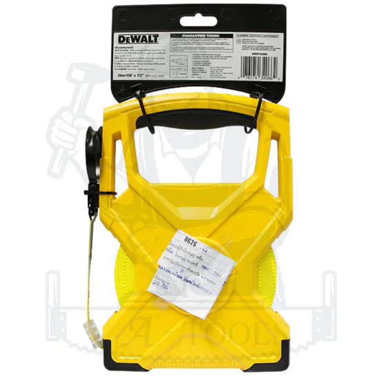 DeWALT เทปวัดสาย ไฟเบอร์กลาส 30เมตร รุ่น DWHT34066 สายวัดหุ้มด้วยไฟเบอร์กลาส DWHT34066-30 **ส่งเร็ว ของแท้100%** 4