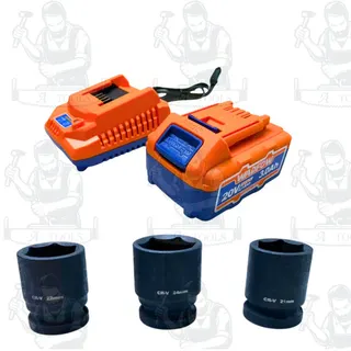 WADFOW BY PUMA บล็อกกระแทกไร้สาย 1/2″ 20V รุ่น WCD1B481 (แบต 20V 3Ah x1 +แท่นชาร์จ) 3